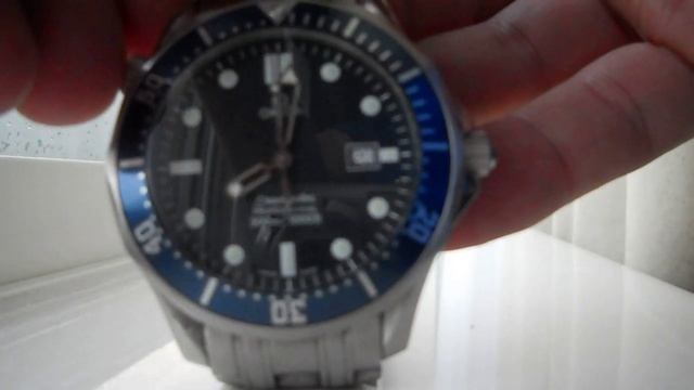 Omega seamaster bezel changed