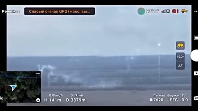 SU-25 Rusia Jatuh Terkena Manpads di Marinka