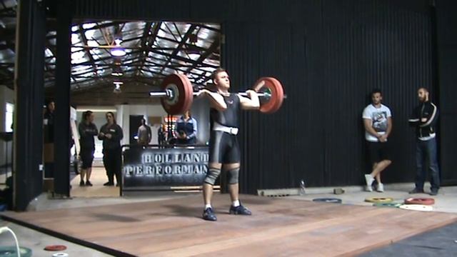 SAWLA State Championships July 2015 - Kieren - Clean and Jerk - 137 kg