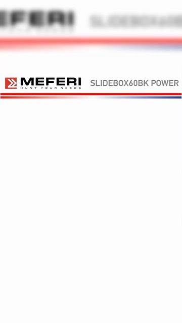 Телескопическая вытяжка SLIDEBOX60BK POWER #kitchen #MEFERI