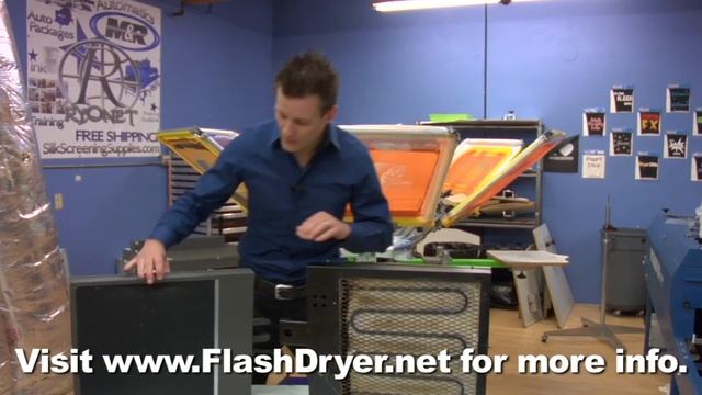 InfraRed Flash Dryer vs. Coil Flash Dryer. Affordable Screen Printing Dryer