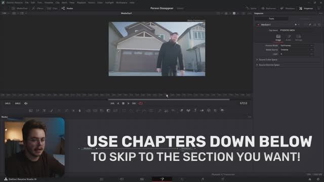 Disappear Effect in DaVinci Resolve   Teleport Tutorial