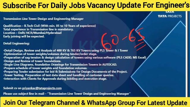 TATA New Vacancy 2024 | TATA Engineer Vacancy  Post 500+ |  TATA Job Vacancy 2024 | KKSINDIAN