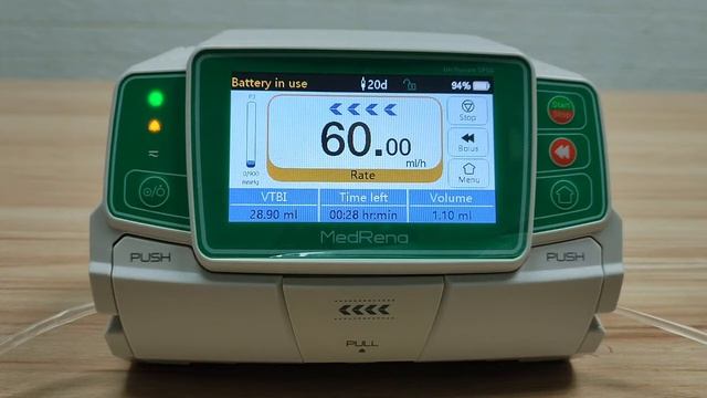 MedRena UniFusion VP50 Infusion Pump Operation and 4 Infusion Modes