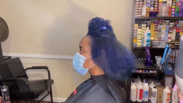 Blue Hair! Watch Her Transform