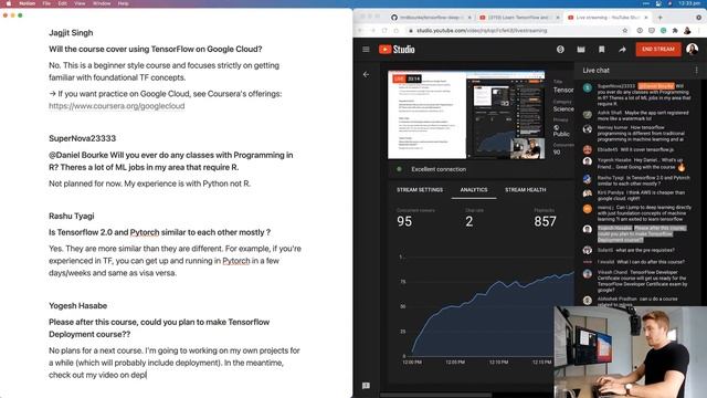 TensorFlow for Deep Learning course Udemy launch Q&A (live)