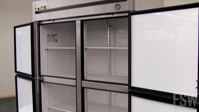 True Solid Half-Door Reach-In Refrigerator Video (T-49-4)