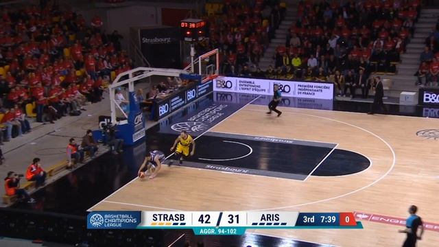 SIG Strasbourg v Aris - Highlights - Basketball Champions League