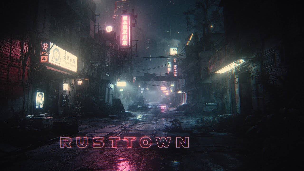 Rusttown Dark Cyberpunk Ambient  The Perfect Soundtrack for Cyberpunk 2077