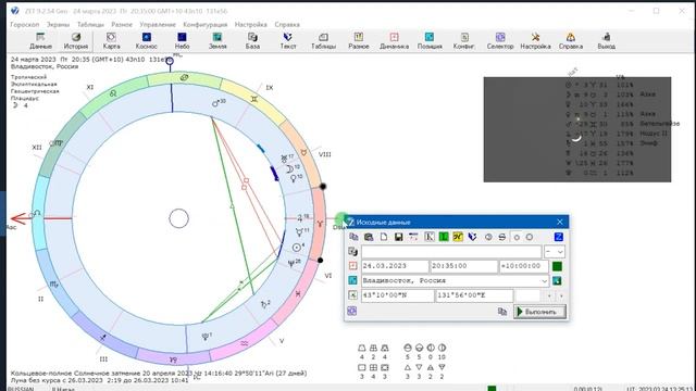 Соединение Луны и Венеры в Тельце 24 марта 2023