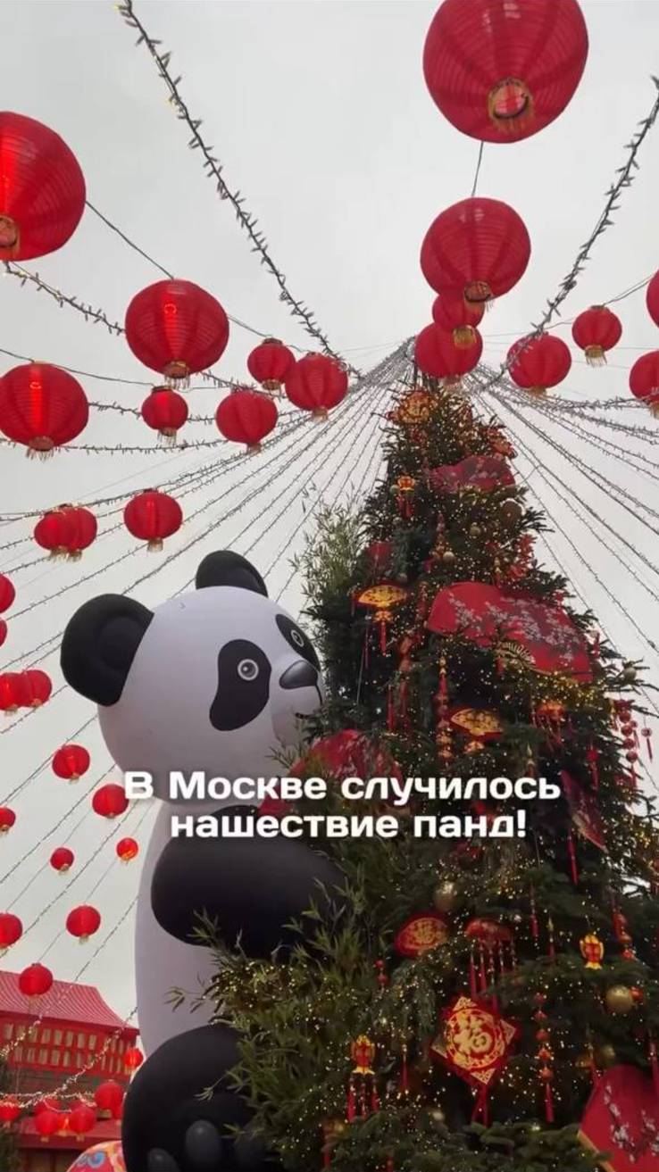 В Москве случилось нашествие панд!