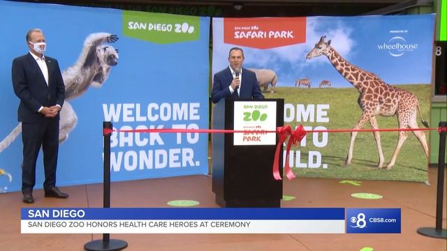 Mayor Faulconer and San Diego Zoo honor Health Care Heroes during ribbon cutting ceremony