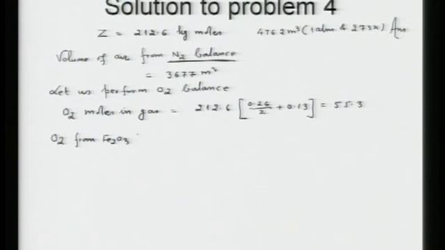 Mod-01 Lec-30 Material & Heat Balance in Ironmaking-II