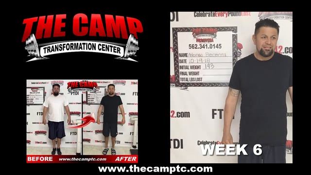 Pico Rivera Weight Loss Fitness 6 Week Challenge Results - Alonso B.