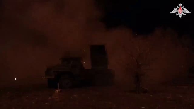 Боевая работа расчета РСЗО «Град» ГрВ «Восток»