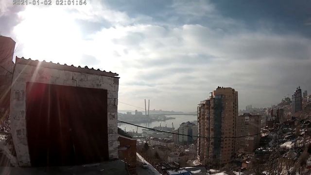 Владивосток улица Маньчжурская Вид на город  Vladivostok Manchzhurskaya street View of the city