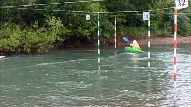 Приморский край, соревнования по спортивному туризму, дистанция водная - каяк. (дети)