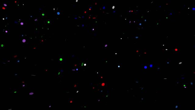 10:00(!!!) Min. Longest Free 4K ✲ Falling Colorful Confetti ✲ 2160p Motion Background AA VFX