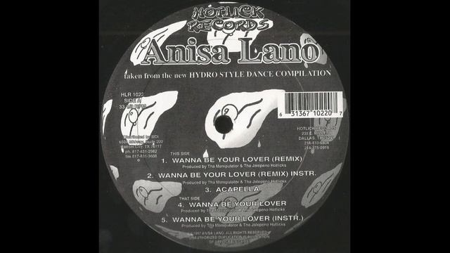 Anisa Lano - Wanna Be Your Lover