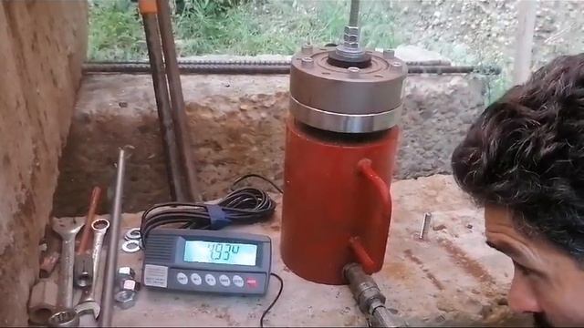 Натурные испытания химического анкера ОКГ ТЕ 70