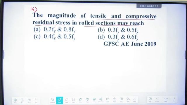 LEC:-design of steel structure MCQ From Connection Topic | OSSC JE EXAM PREPARATION