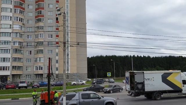 МО, г. Лобня, пр-д. Краснополянский, д. 2. Видео у дополнительного входа.