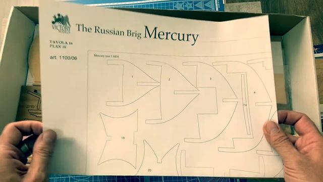 Бриг Меркурий 1:64 Обзор набора