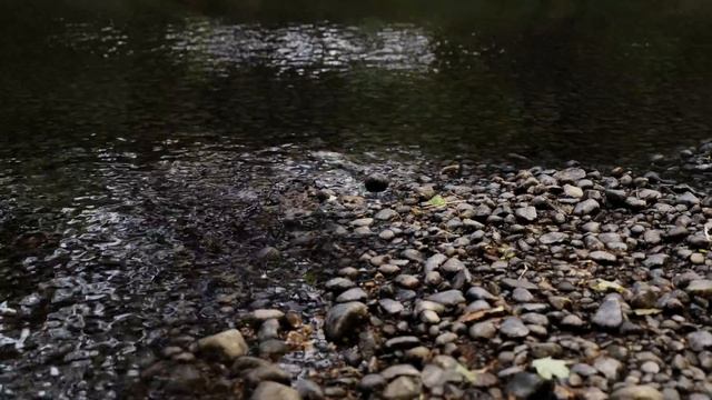 Blender photogrammetry of creekbed rocks with wave modifier water.