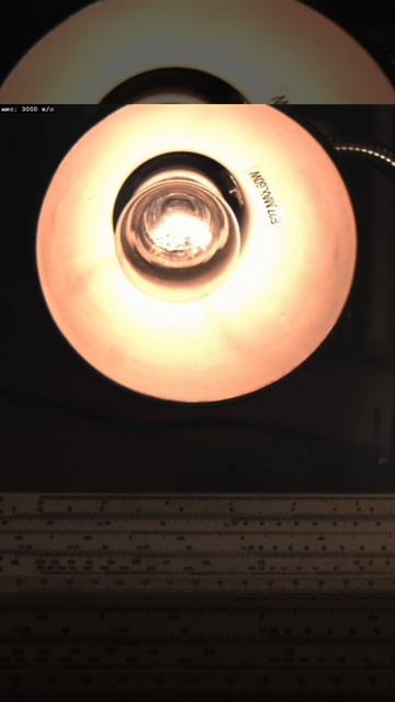 Incandescent lamp on a high-speed camera #shorts