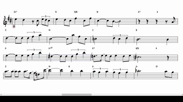 Ronda - Paulo Vanzolini 1953 (Sax Alto Eb) _Partitura playback_ ( 720 X 1280 )