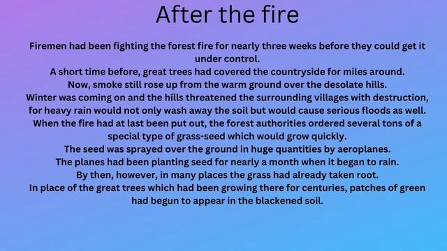 AFTER THE FIRE- NEW CONCEPT ENGLISH 2 - PRACTICE AND PROGRESS