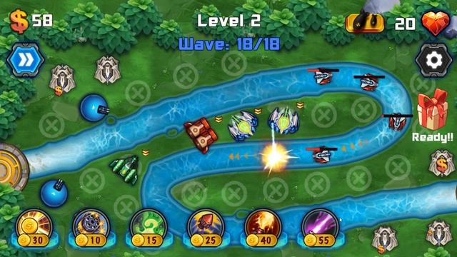 Galaxy Commander Tower defense Android GamePlay #1