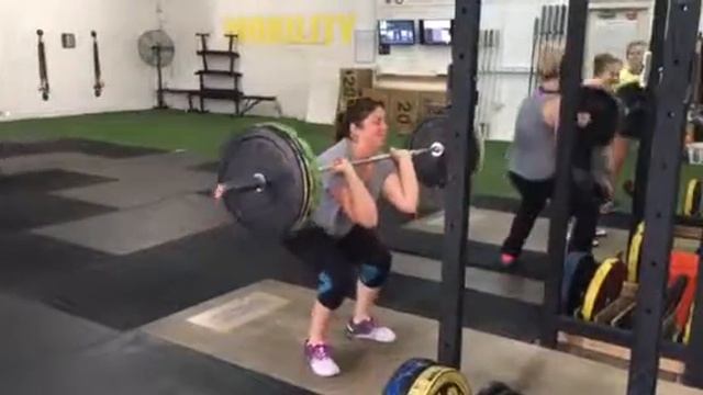 Jackie J 125 Front Squat 8/7/17