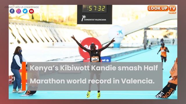 Kenya's Kibiwott Kandie wins Valencia Half Marathon