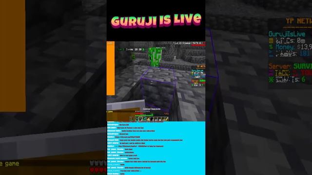 Minecraft Live Stream Survival server 24/7 online |#minecraft #ypnetwork #gurujiislive #gaming #liv