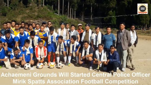 Achaemeni Grounds Will Started Central Police Officer Mirik Spatts Association Football Competition