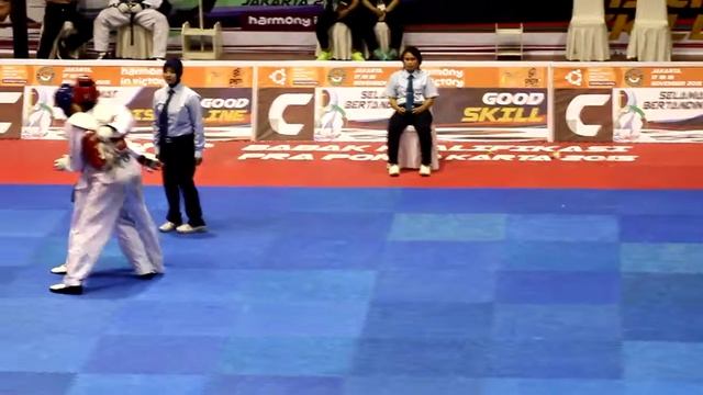 PRAPON2015-Middle weight (under 87 Kg) Ahmad Mauladdawilah (JATIM) Vs. (JABAR)  Round 1