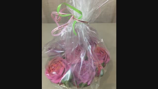 Не сложный, но эффектный подарок из зефира#Not complicated, but effective gift of marshmallows