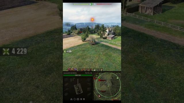 11k на Вестфилде - FV215b (183) #fv215b183 #фв215б183 #бабаха