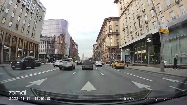Driving in Moscow agglomeration: Текстильщики - Отрадное 11/11/2023 (timelapse 4x)