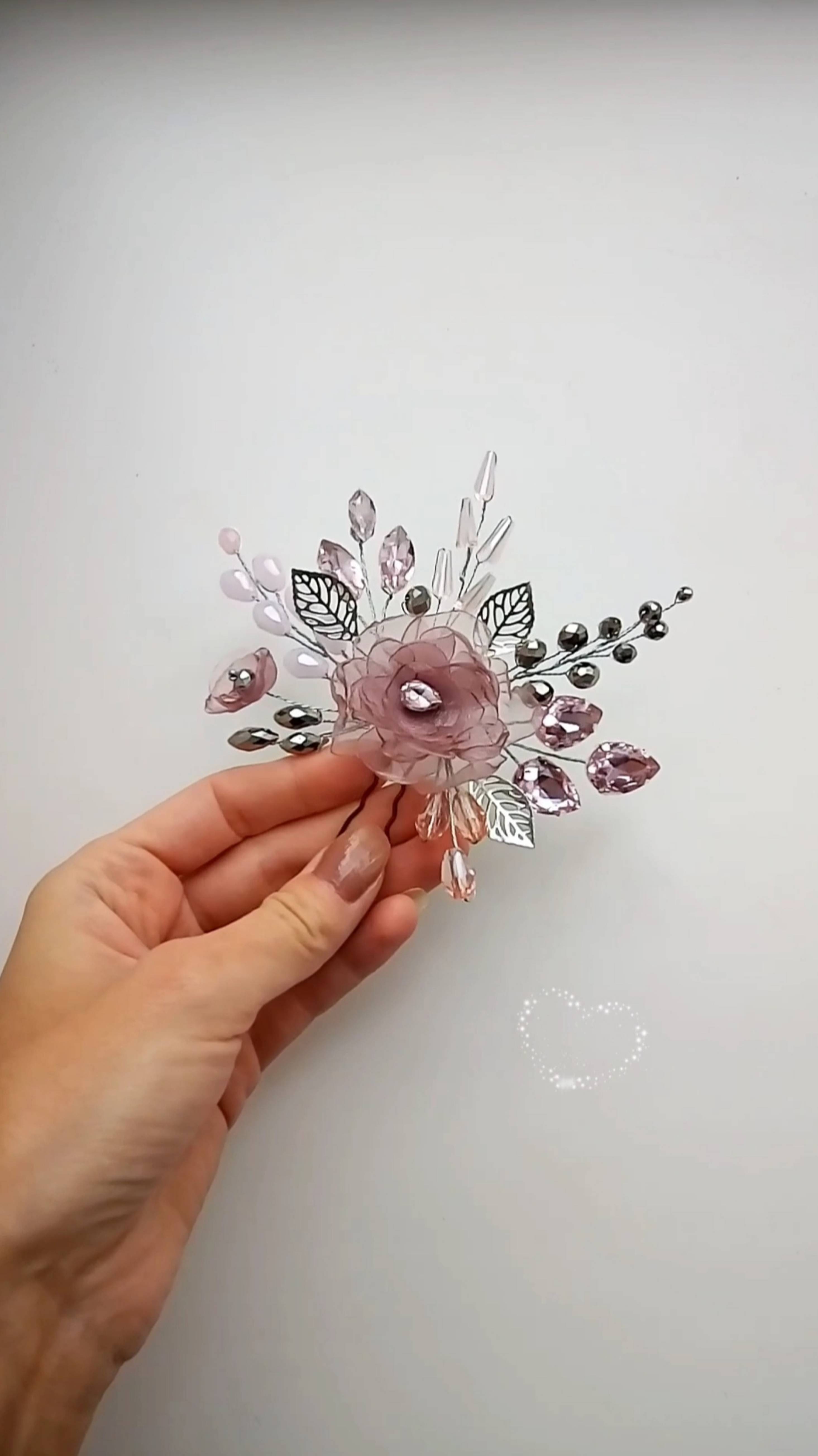 🌸Хрустальная шпилька для волос.