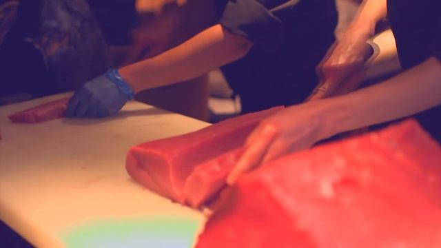 Tuna Carving Demonstration