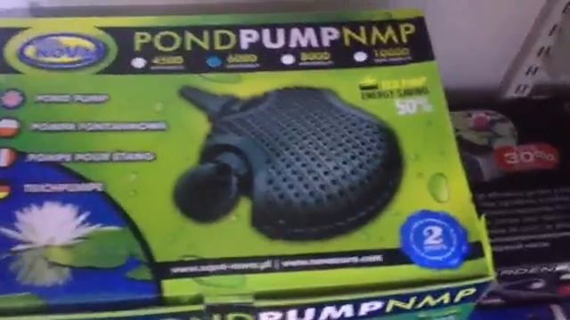 Cheap to run and buy pond pumps from Aqua Nova