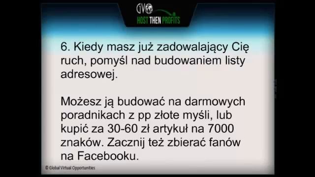 e-Biznes 60-cio minutowy Pay Day - Arcyciekawy wykład & zarabianie w internecie