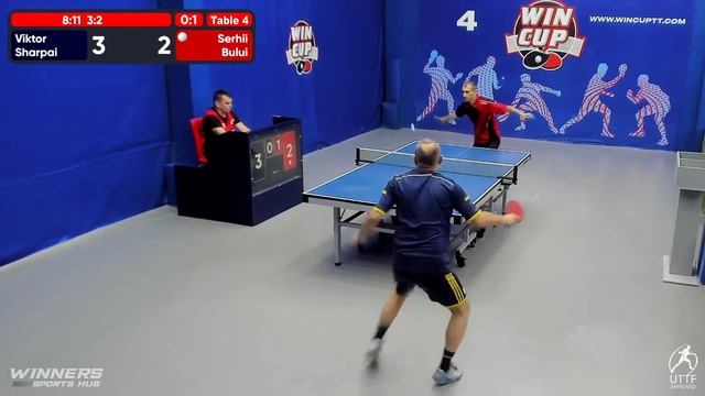 09:30 Viktor Sharpai 0-3 Serhii Bului   South 1 WIN CUP 16.09.2022 | TABLE TENNIS WINCUP