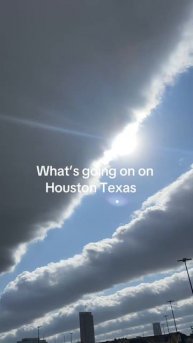 Аномальные облака сегодня образовались над Хьюстоном