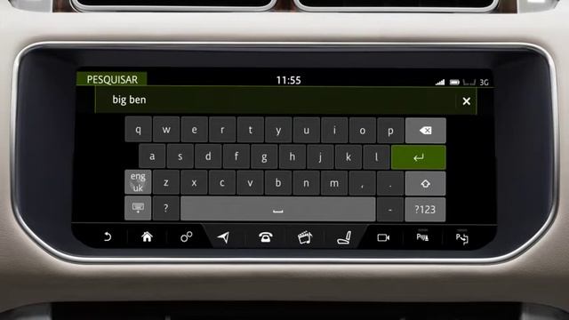 Range Rover | InControl Touch Pro – Inserir Um Destino