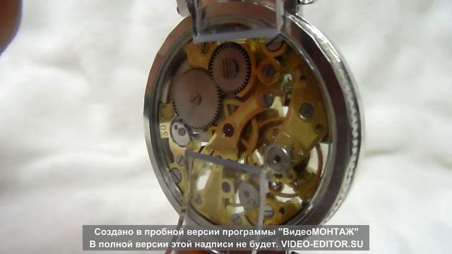 Pocket watch Skeleton Molnija.Карманные часы Молния скелетон