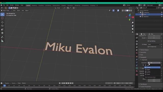 Blender 2.9: How to add 3D text mesh tutorial