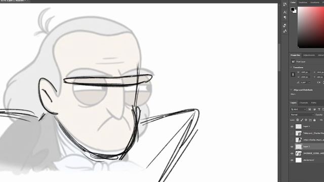 Creating Talleyrand! 2D Character with Blender's Greasepencil